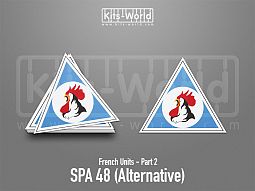 Kitsworld SAV Sticker - French Units - SPA 48 (Alternative) 
